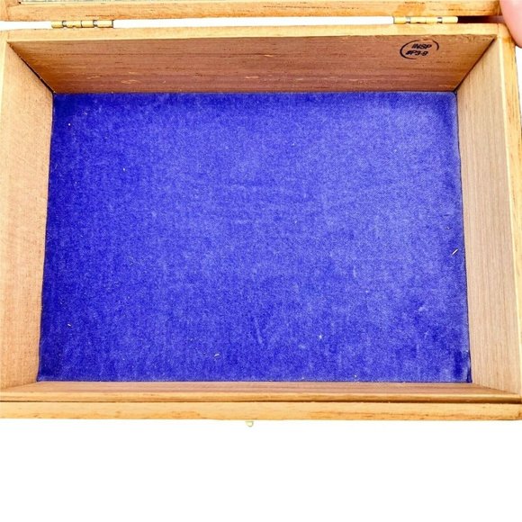 Upcycled Wooden Cigar Box Pixie Happily Ever After Storage Box Treasures - Picture 6 of 10